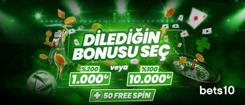 bets10 bahis ve casino bonusu